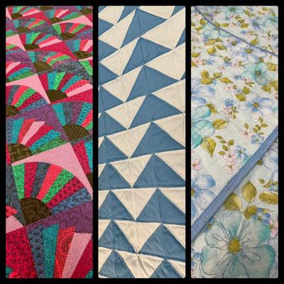 3 Vintage Quilts