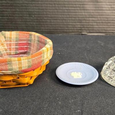 Waterford Crystal Nocturne Paperweight, Wedgwood, Longaberger 