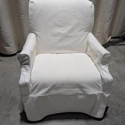 Upholstered Side Chair With Slip Cover 