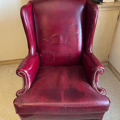 Hickory Chair Co. Wingback Club Chair 
