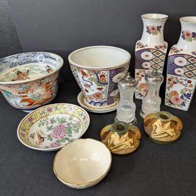Porcelain & Pottery...Roseville, Lenox, Imari 