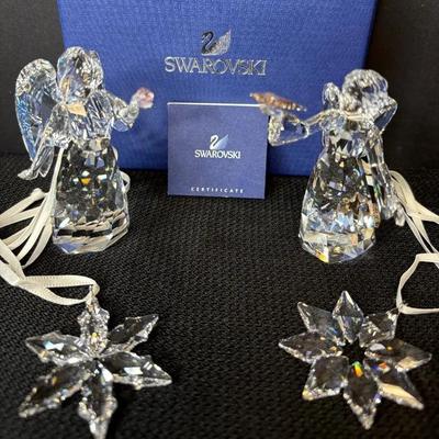 Swarovski Angel & Snowflake Ornaments