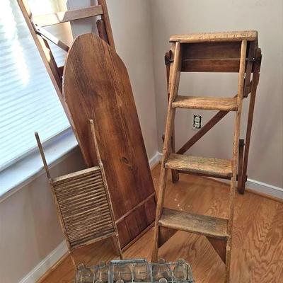 Primitives: Ladder, Bottle Rack, Ironing Board 
