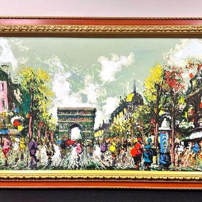 30inx54in Oil On Canvas Painting 