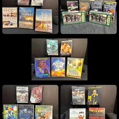 Assortment Of Unopened VHS & DVD’s 