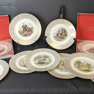 10 Lenox "Confederacy Collection" Plates 