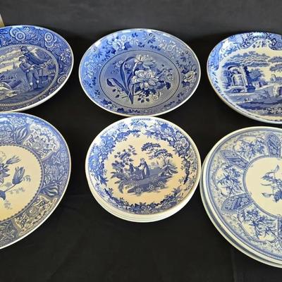 Spode English China Plates & Bowls 