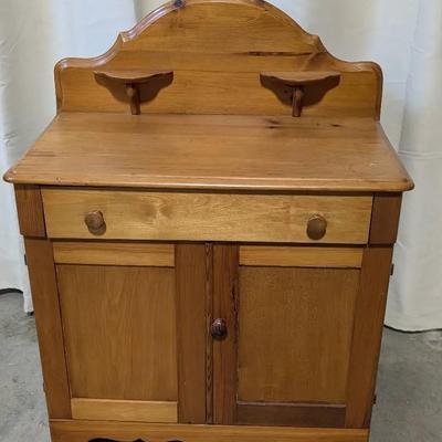 Pine 1 Drawer Wash Stand