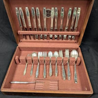 50 Pcs. Lunt Sterling Silver Flatware...Rapallo Pattern