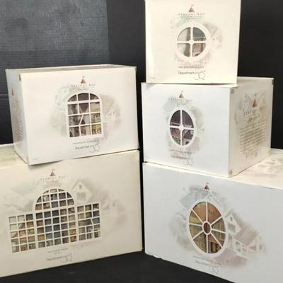 Department 56 Seasons Bay "First  Edition" (5 Pieces)