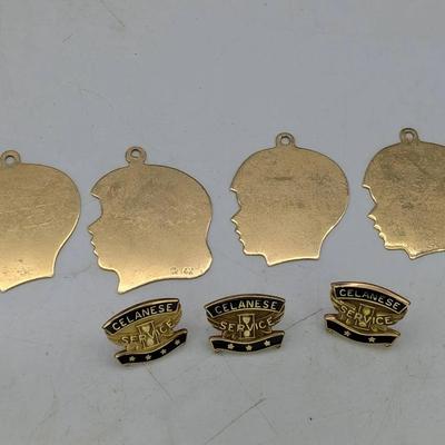 14K Gold Charms & Service Pins