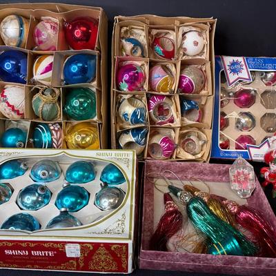 Vintage Christmas Ornaments-Shiny Brite & Other