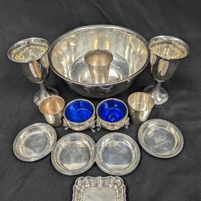 Sterling Silver Tableware Lot