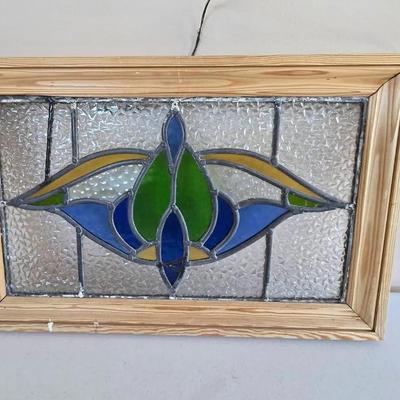 Stained glass handmade window art