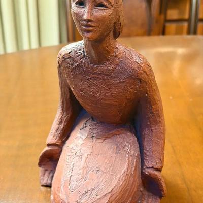 Kneeling Woman Figurine 