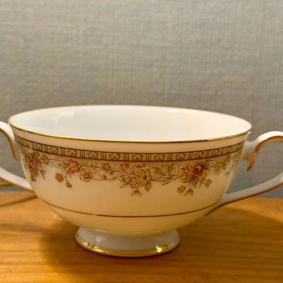 (12) Noritake Ireland Morning Jewel Soup Cups