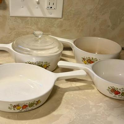 Corning Ware Spice of Life "Le Persil" Lot