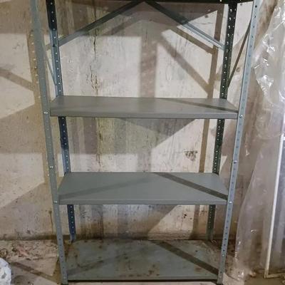 Large 5-Foot Metal Shelf