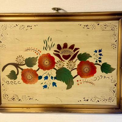 Floral Wooden Folk Art 