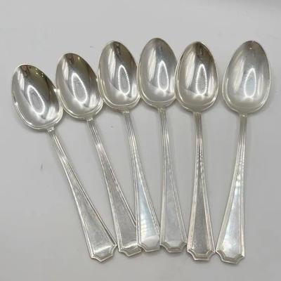 (6) Gorham Sterling Silver Spoons — Fairfax — Lot #2