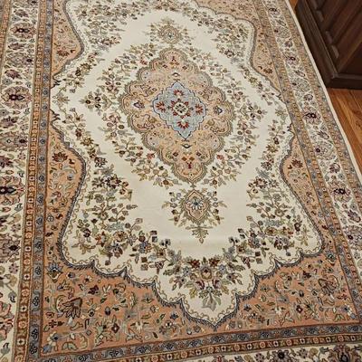 Large 9-foot Plush Ornate Rug 