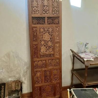 Intricate Wooden Trifold