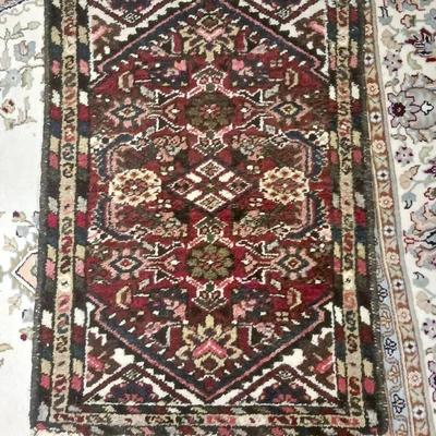 100% Wool Rug Made in Iran — 33” x 23”
