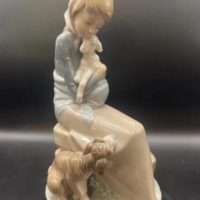 8 1/2” Lladro Devotion Jealousy Figurine