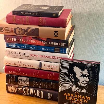Historical Book Lot Feat. Abraham Lincoln 