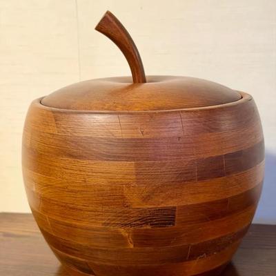 MCM Baribocraft Wooden Apple Ice Bucket 