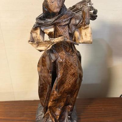 vintage Mexican folk art paper mache figure