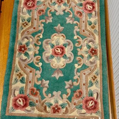 (2) Tientsin Rose Rugs