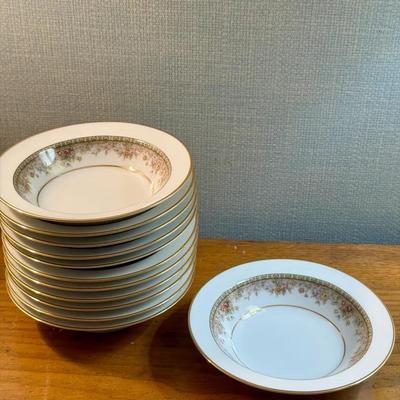 (12) Noritake Ireland Morning Jewel Dessert Bowls 