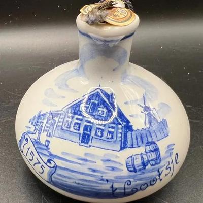 Vintage Delft Blue Bols Pottery Jug