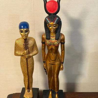 (2) Egyptian Figurines 