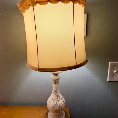 Vintage Painted Lamp