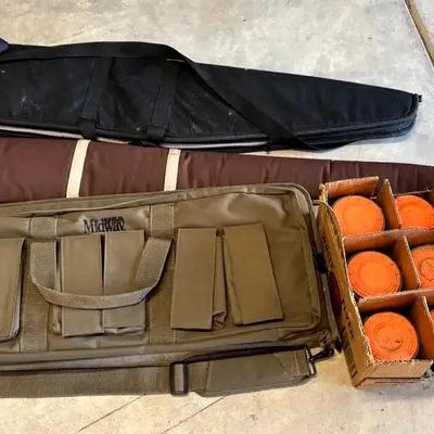 Long Gun Soft Cases Including MidwayUSA & Sporting Clay Targets