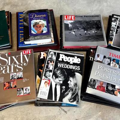 Time & People Magazine Hardcover Book Collection Featuring Historical Years & Decades