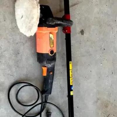 TrimmerPlus PS720 Pole Trimmer & Chicago Electric Buffer/Polisher