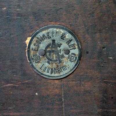 Antique carpenters workbench with vises on the sides! Made by Esslinger & Abt, Laupheim, Germany!