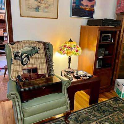 Chair and Ekornes end table!