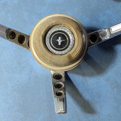 1967 Mustang steering wheel!