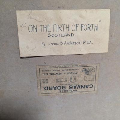 Art signed James Bell Anderson 1909!