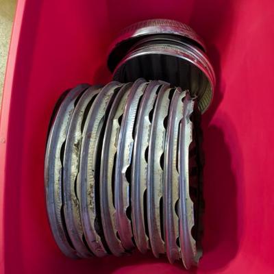 Vintage hubcaps!