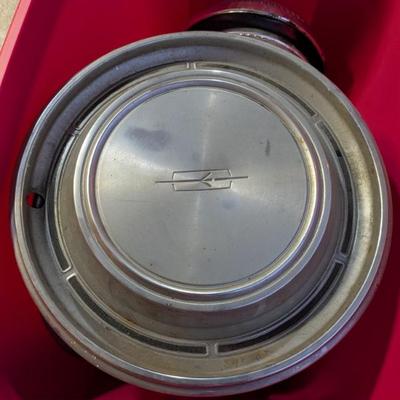 Vintage hubcaps!