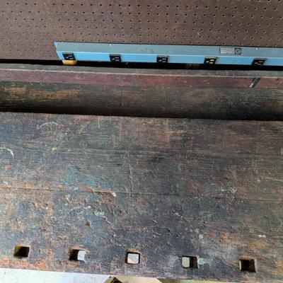 Antique carpenters workbench with vises on the sides! Made by Esslinger & Abt, Laupheim, Germany!