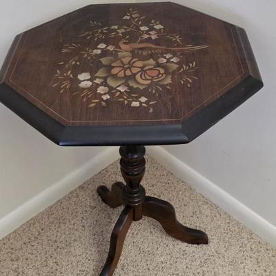 Sale Photo Thumbnail #15: Inlay pedestal table
