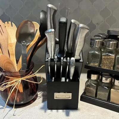 Cuisinart knife block and spice rack