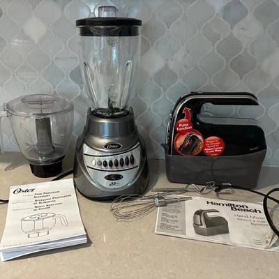 Oster blender and hand mixer