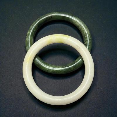 Pair of stone bangles